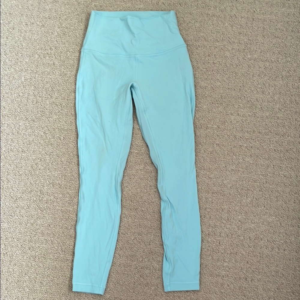 Gorgeous baby blue Lululemon Leggings High Waist!